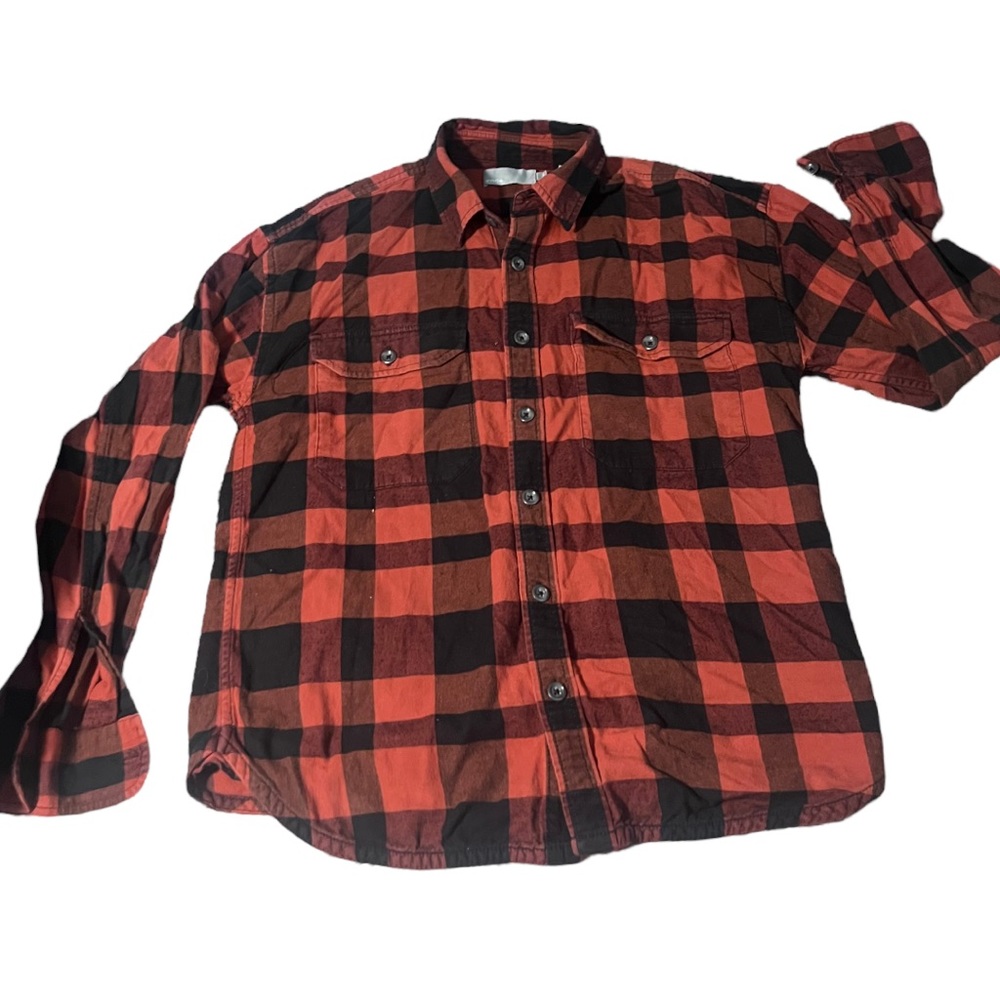 Vince Buffalo Plaid Flannel Button Down Shirt